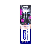 KIT ESCOVA DE DENTE ORAL B INDICATOR BLACK SENSITIVE COM CARV�O - 3 UNIDADES