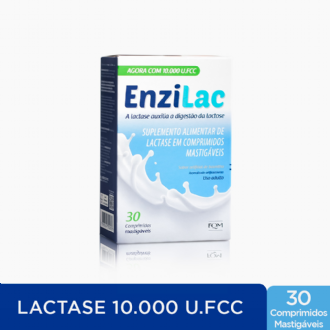 ENZILAC 10000UI 30 COMPRIMIDOS MASTIGAVEIS