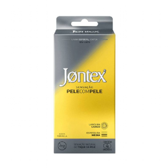 PRESERVATIVO JONTEX PELE COM PELE 4UN
