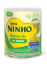 COMPOSTO L�CTEO NINHO FASES 3+ INFANTIL COM 400G