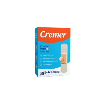 CURATIVO BEGE CREMER CAIXA 40 UNIDADES