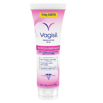 SABONETE LIQUIDO INTIMO VAGISIL ODOR BLOCK 200+100ML