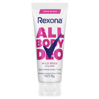 Desodorante Rexona Corporal Creme Wild Ros 75g