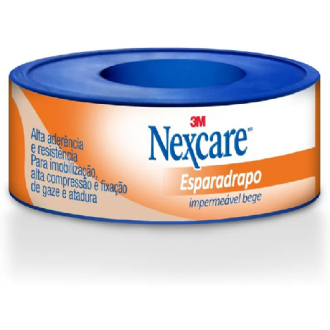 Esparadrapo Nexcare Imperme�vel Bege 12MX3M 1Un