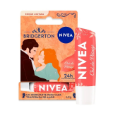 Hidratante Labial Ch� de P�ssego Nivea Edi��o Limitada Bridgerton 4,8g