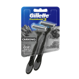 APARELHO DE BARBEAR DESCART�VEL GILLETTE PRESTOBARBA 3 CARV�O ATIVADO 2 UNIDADES