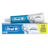 CREME DENTAL ORAL B EXTRA BRANCO 180G