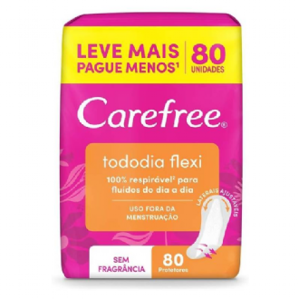 PROTETOR DIRIO CAREFRE FLEXI SEM PERFUME 80UN