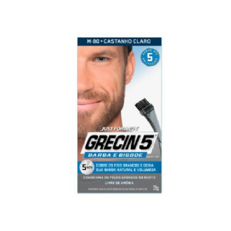 TONALIZANTE GRECIN 5 BARBA E BIGODE CASTANHO CLARO