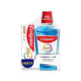 Kit Colgate total 12 clean mint Enxaguante bucal 500ml + Creme Dental 90g