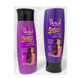 KIT SHAMPOO SKALA 325ML + CONDICIONADOR 325ML MAIS LISO