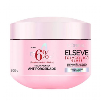 CREME DE TRATAMENTO ELSEVE ANTIPOROSIDADE GLYCOLIC GLOSS 300G