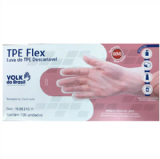 LUVA VOLK LATEX TAMANHO M 100 UNIDADES