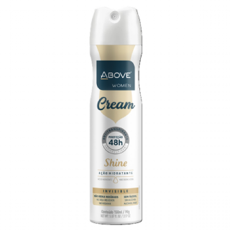 DESODORANTE ABOVE AEROSOL CREAM SHINE 90G