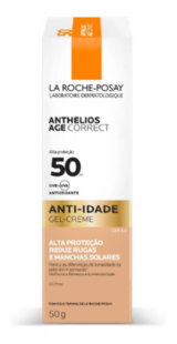 PROTETOR SOLAR ANTHELIOS ANTI-IDADE LA ROCHE POSAY AGE CORRECT COM COR 2.0 FPS50 50G