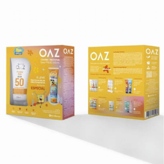 Kit AOZ Protetor Solar Protege e Hidrata FPS50 200ml + Protetor Solar Kids FPS60 125ml