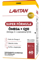 Lavitan �mega 3 com Coenzima Q10 60 C�psulas