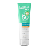 PROTETOR SOLAR SUNLESS KIDS FPS50 TOQUE SECO E A��O HIDRATANTE 120G