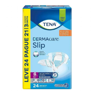 FRALDA GERITRICA TENA SLIP DERMACARE G 24UN