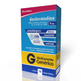 DESLORATADINA GENRICO BIOSINTTICA  ACH 5MG 10 COMPRIMIDOS