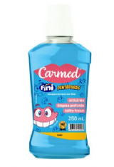 ENXAGUANTE BUCAL SEM LCOOL CARMED FINI DENTADURAS COM FLOR 250ML