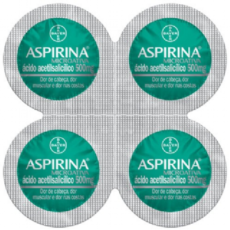 ASPIRINA MICROATIVA 500MG 4 COMPRIMIDOS