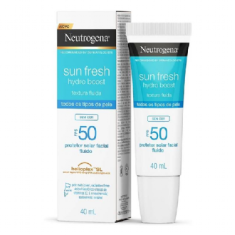 PROTETOR SOLAR FACIAL FLUIDO FPS50 NEUTROGENA SUN FRESH HYDRO BOOST 40ML