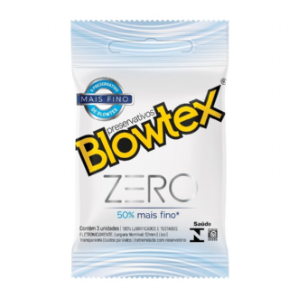 PRESERVATIVO BLOWTEX ZERO 3 UNIDADES