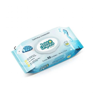 TOALHA UMEDECIDA BEBE LIMPINHO 90UN