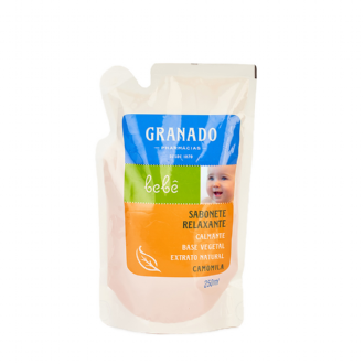 SABONETE GRANADO GLICERINA BEB CAMOMILA REFIL 250ML