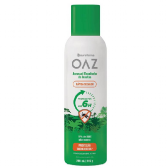 Repelente Adulto 6 Horas De Prote��o Aerossol Oaz 200Ml