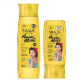 Kit Shampoo 325ml + Condicionador 200ml Amido de Milho - Skala