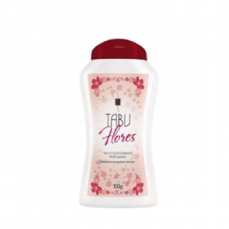 TALCO DESODORANTE PERFUMADO FLORES TABU FRASCO 100G