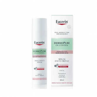 SRUM FACIAL EUCERIN DERMO PURE OIL CONTROL EFEITO TRIPLO 40ML