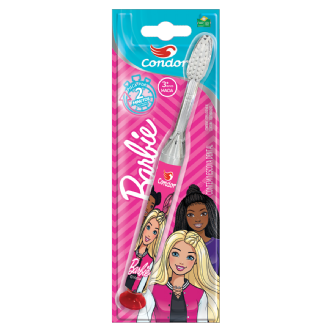 ESCOVA DENTAL CONDOR MACIA LUZ DE LED BARBIE 1UN