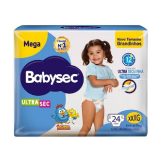 FRALDA BABYSEC ULTRASEC XXXG 24UN