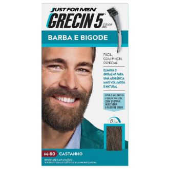 TONALIZANTE GRECIN 5 BARBA E BIGODE CASTANHO