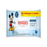 TOALHA UMEDECIDA DISNEY BABY HUGGIES HIGIENE DI�RIA PACOTE 120 UNIDADES EMBALAGEM ECON�MICA