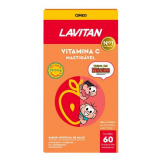 Suplemento Alimentar Lavitan Vitamina C 500mg Turma da M�nica Sabor Ma�� 60 Comprimidos Mastig�veis
