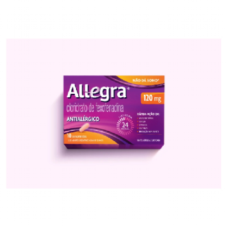 ALLEGRA 120MG 20 COMPRIMIDOS