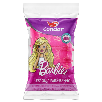 ESPONJA DE BANHO CONDOR BARBIE 1UN