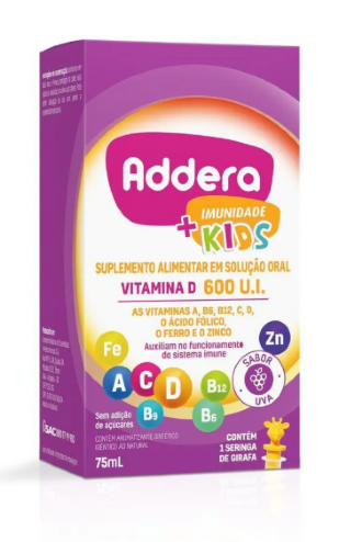 ADDERA+IMUNIDADE KIDS 600UI 75ML