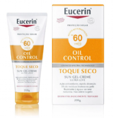 PROTETOR SOLAR FACIAL EUCERIN SUN OIL CONTROL GEL-CREME TOQUE SECO FPS60 200ML