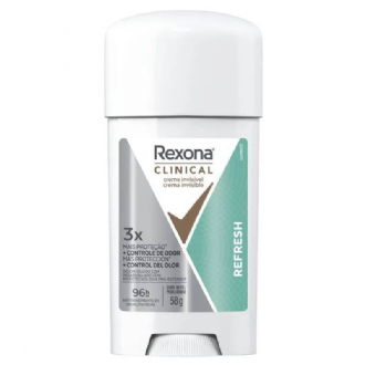 DESODORANTE REXONA CREME CLINICAL REFRESH 58G