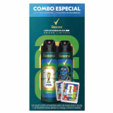 Kit Rexona Men Antibac Invisible 150ml + Impacto 150ml + 2 Pacotes de Figurinhas Edi��o Limitada