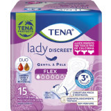 Protetor Di�rio Tena Lady Discreet Flex 15 Unidades