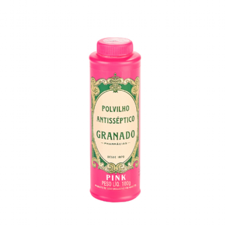 TALCO GRANADO POLVILHO PINK ANTISSPTICO 100G