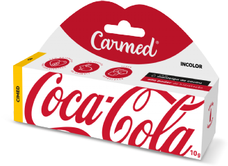 HIDRATANTE LABIAL CARMED COCA-COLA INCOLOR 10G