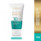 PROTETOR SOLAR FACIAL LOREAL EXPERTISE ANTIOLEOSIDADE FPS30 40GR
