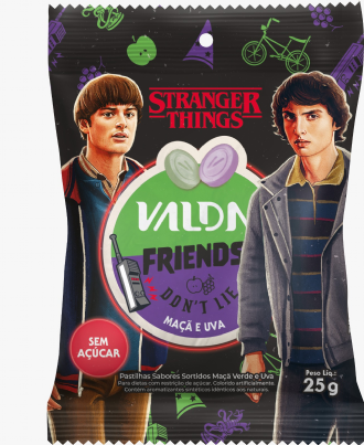 VALDA FRIENDS SACHE  MAA E UVA STRANGER THINGS 25G